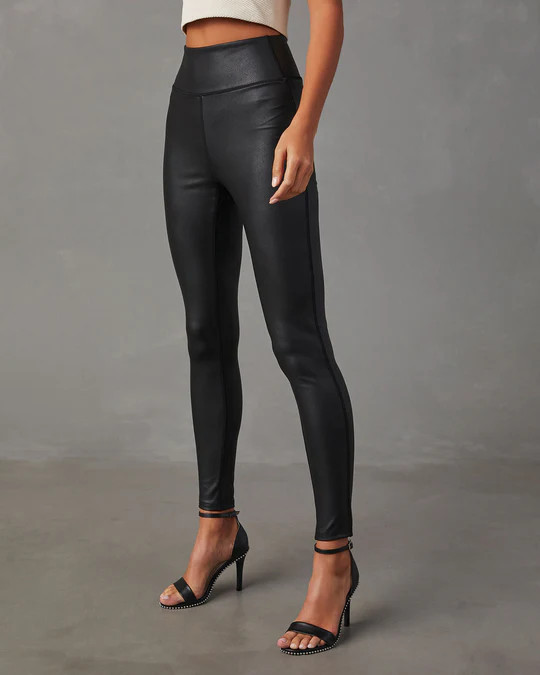 Travolta Faux Leather Leggings | VICI