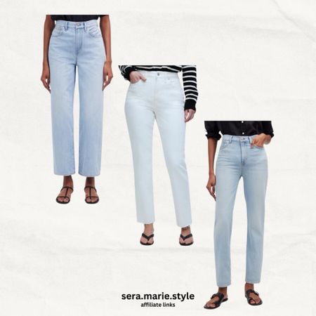 Madewell jeans 
Summer jeans 
Sale alert 
Summer style 
White jeans 
Denim pants 
White Denim 
Cropped jeans 
Straight leg jeans 

#LTKStyleTip #LTKxMadewell #LTKSaleAlert