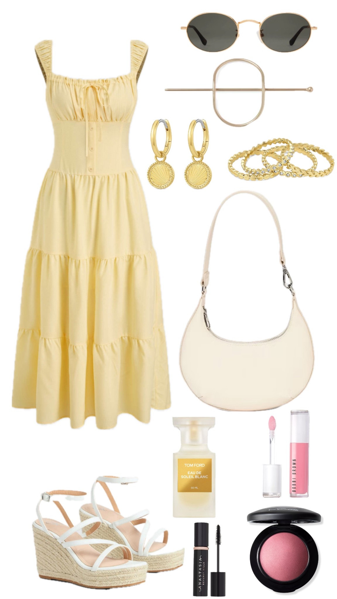 Sunshine & neutrals ☀️ This soft yellow dress paired with gold accents and a touch of pink is perfect for spring days! Shop the look via my LTK.
#LTKSpringStyle #LTKUnder100 #SpringOutfitInspo #NeutralStyle #LTKfashion #OOTD #WeekendStyle #EffortlessChic

#LTKFindsUnder100 #LTKSeasonal #LTKStyleTip