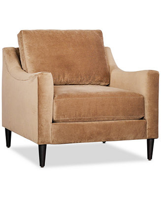 Iliza 39" Fabric Arm Chair | Macy's