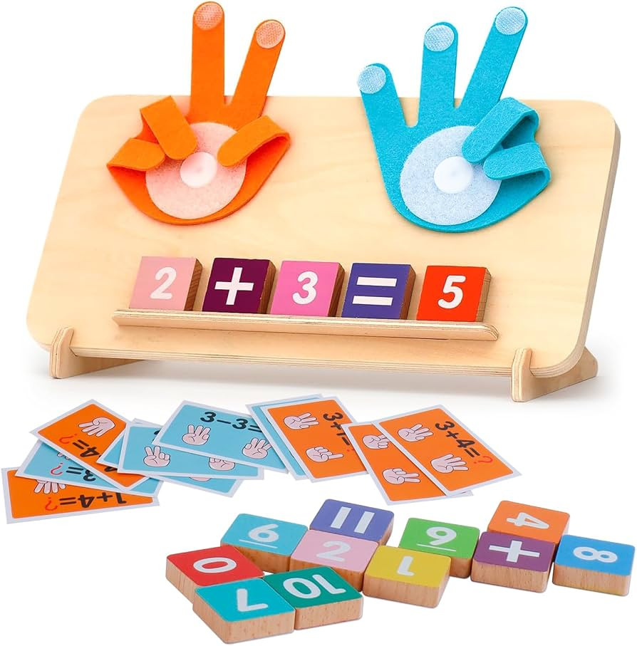 Preschool Learning Toys for Toddlers 3+ Years, Number Counting Block Toy     Homeschool Supplies ... | Amazon (US)