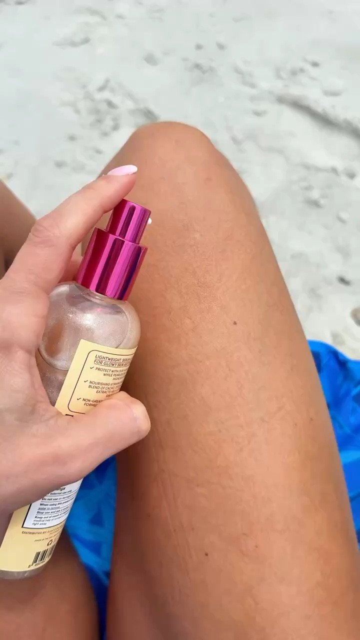 The new highlighter SPF 50 body serum makes your skin GLOW!! It’s insanely beautiful on! Hydrates skin and protects skin from the sun!


#LTKselfcare #LTKBeauty #LTKSwim