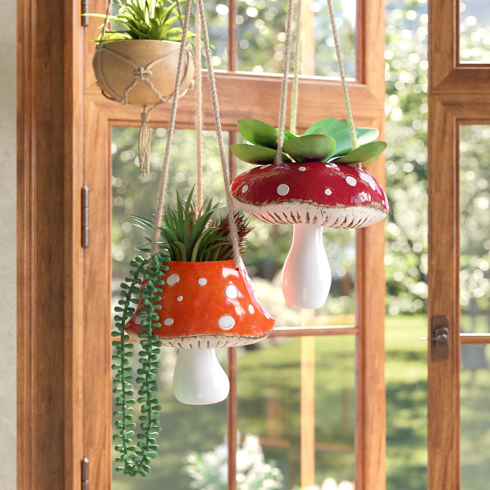 Moorer Handmade Ceramic Hanging Planter | Wayfair North America