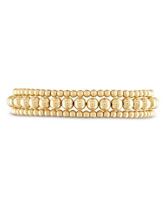 Ball Beaded Stretch Bracelets in 14K Gold Filled, Set of 3 | Bloomingdale's (US)