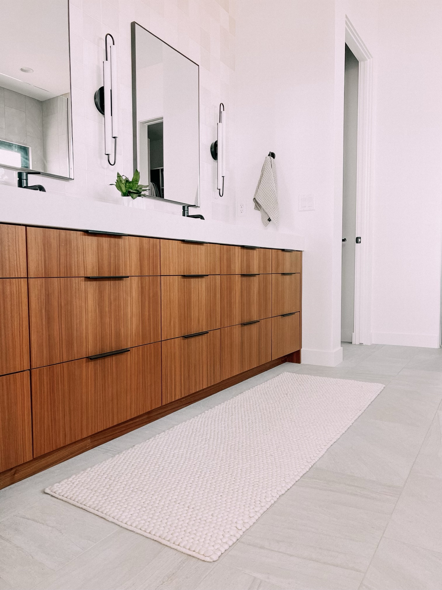 Lots of questions about our bath runner!! So happy with ours! From Amazon!

#LTKhome