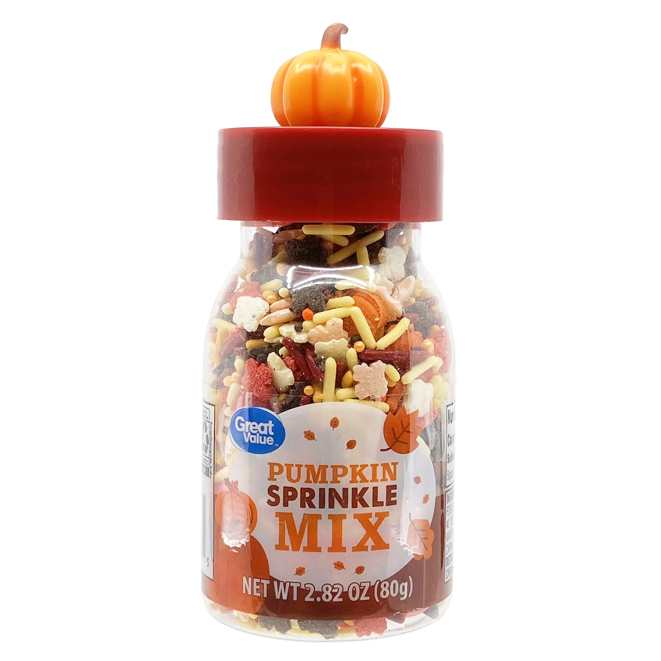 Great Value Pumpkin Sprinkle Mix, 2.82 oz - Walmart.com | Walmart (US)