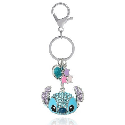 Disney Stitch Crystal Cluster Pavé Bag Charm Keychain – Officially Licensed | Target