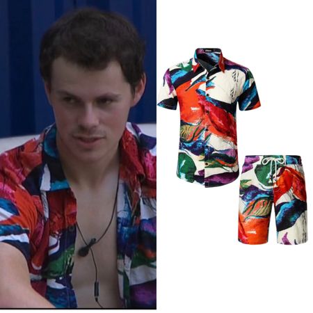 BIG BROTHER 25 - Cory - Floral Hawaiian Shirt 