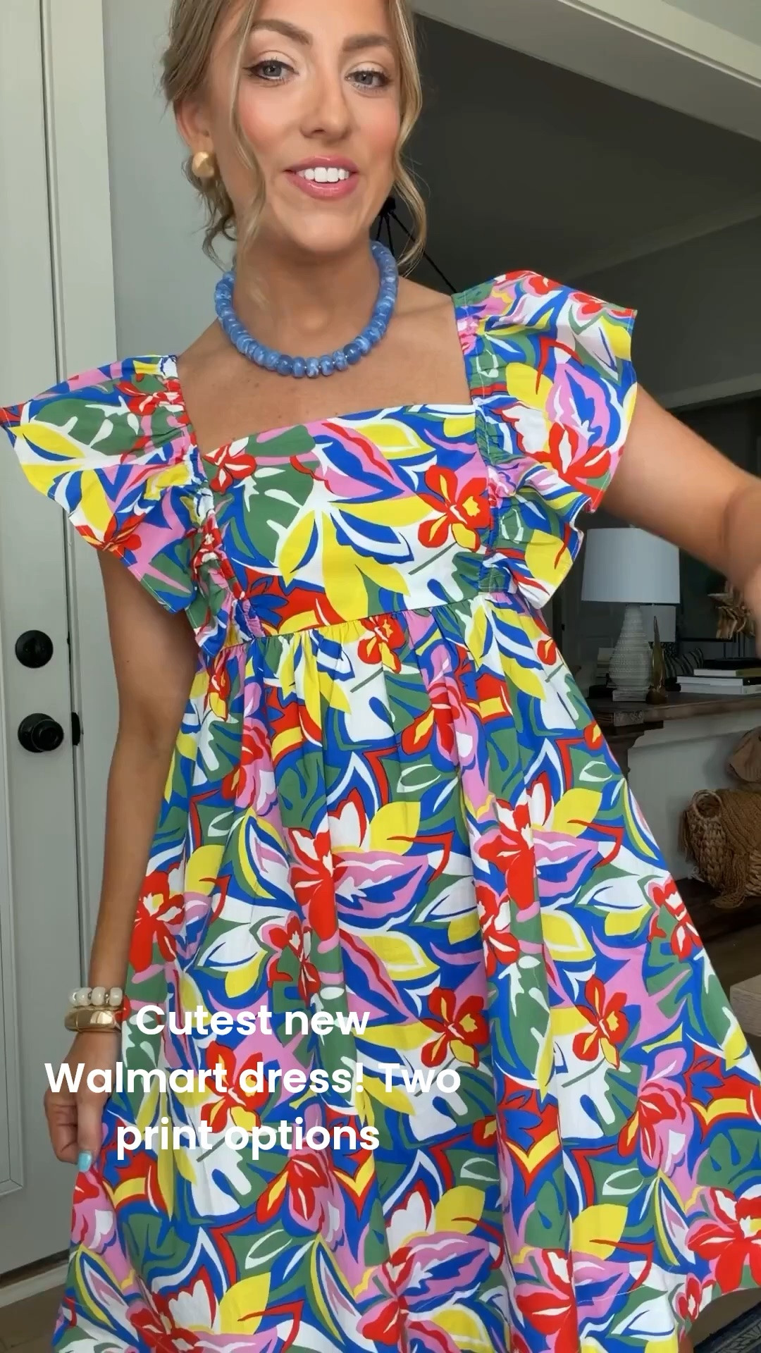 If bright colors make you happy, this dress is a must 🌺💙 The print is absolutely stunning and instantly puts me in a vacation state of mind. The flutter sleeves and flattering fit make it one of those dresses you’ll reach for over and over.

✨ Vibrant floral print
✨ Lightweight and comfortable
✨ Flattering silhouette
✨ Perfect for vacations, brunch, and summer events

#WalmartFashion #FloralDress #ColorfulStyle #SummerDress #AffordableFashion #WalmartFinds #OOTD #VacationStyle #FashionFinds #StyleInspiration

#LTKootd #LTKPetite