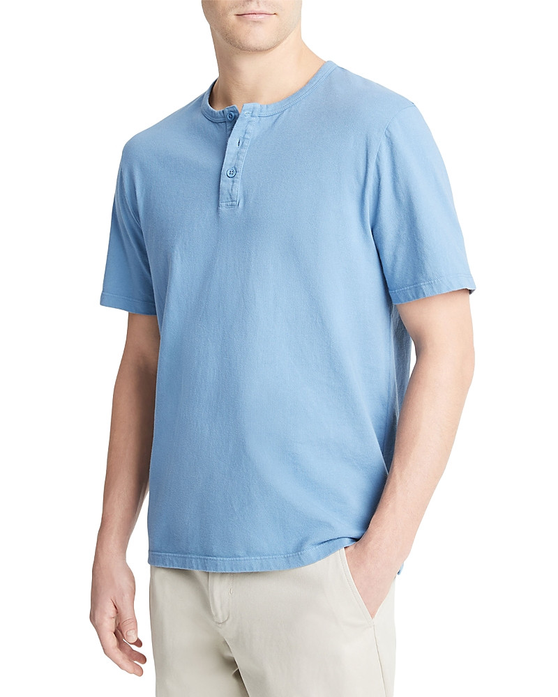 Vince Regular Fit Short Sleeve Henley Tee | Bloomingdale's (US)
