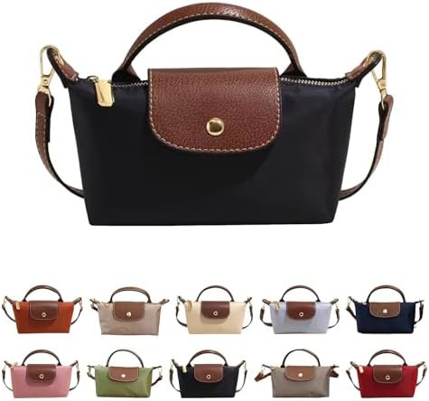 Mini Crossbody Bag for Women - Adjustable Strap Shoulder Purse, Small Spacious Tote with Zipper P... | Amazon (US)