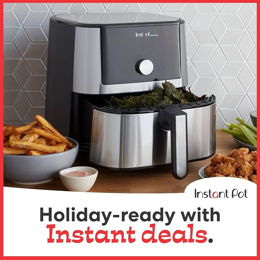 Instant Pot Vortex Plus 6QT XL Air Fryer, 6-in-1, Broils, Dehydrates, Crisps, Roasts, Reheats, Ba... | Amazon (US)