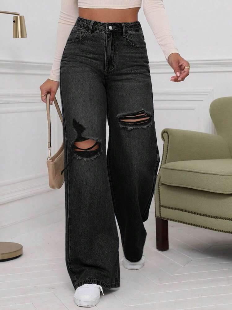 Ladies distressed | SHEIN