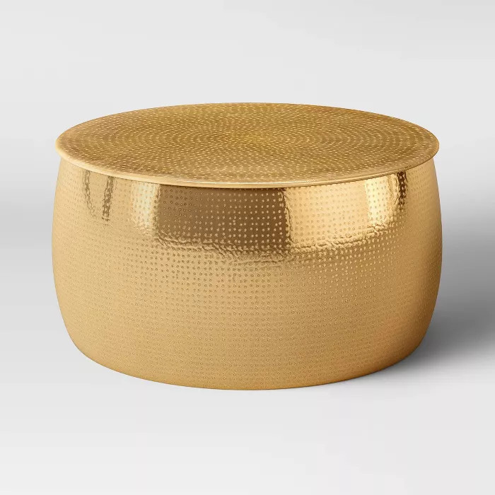 Hammered Metal Storage Patio Coffee Table - Opalhouse™ | Target