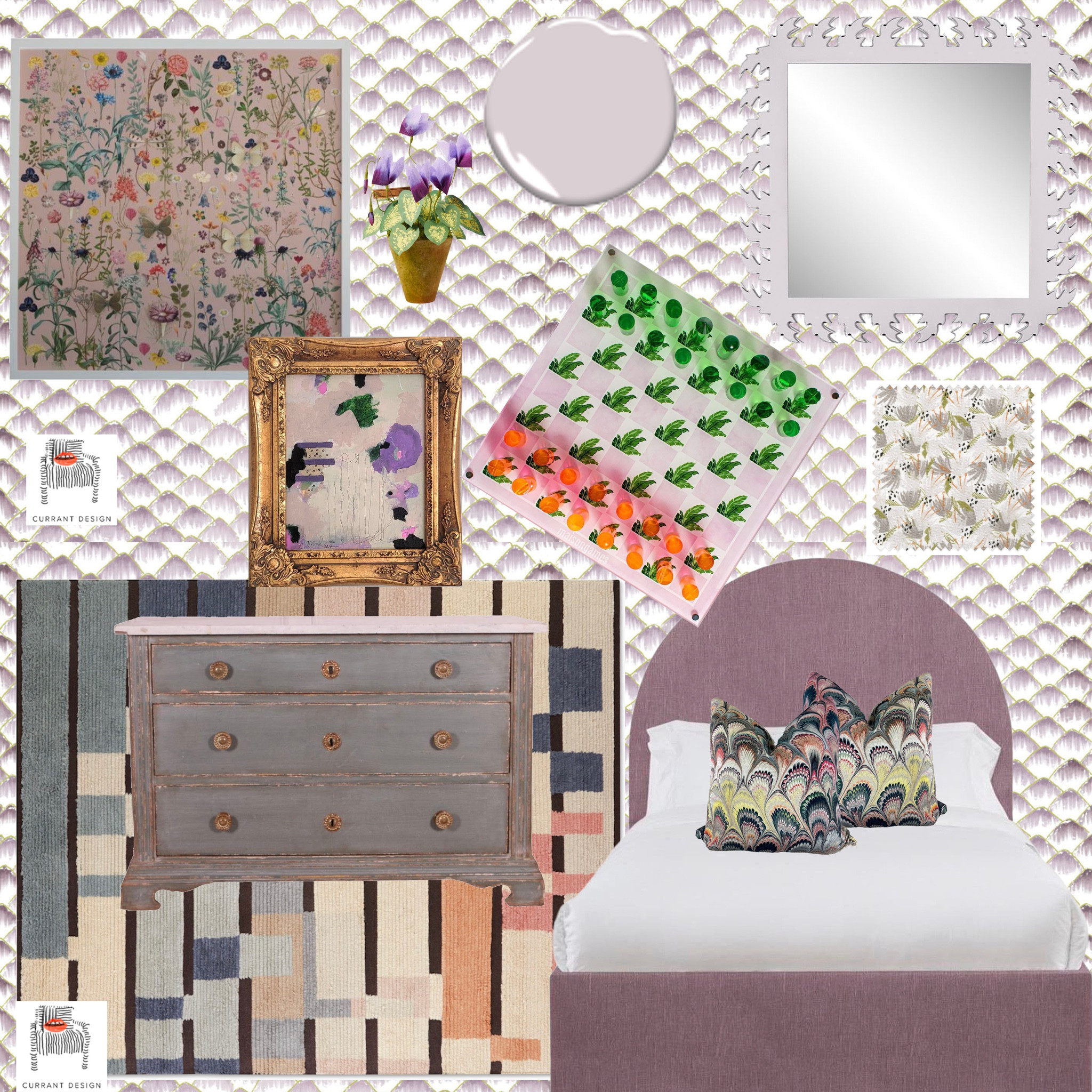 Inspired by Benjamin Moore’s 2023 color predictions! New Age brings a cool yet icy tone to your space. Shop some of curated finds to accent your home! #StayCurrant