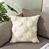 Sungea Boho Throw Pillow Cover, Decor Burlap Pillow Case Decoration Beige Large Pom Tufted Throw ... | Amazon (US)