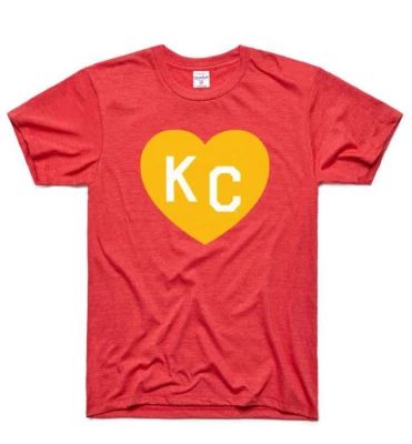 Adult Charlie Hustle KC Heart T-Shirt | Scheels