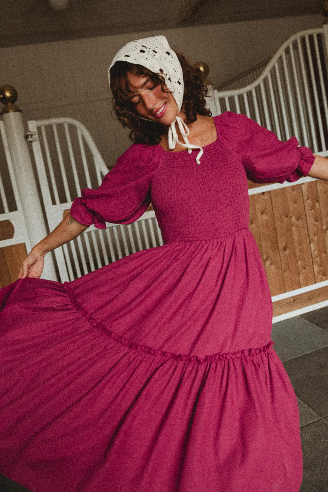 Lani Dress in Berry | Ivy City Co