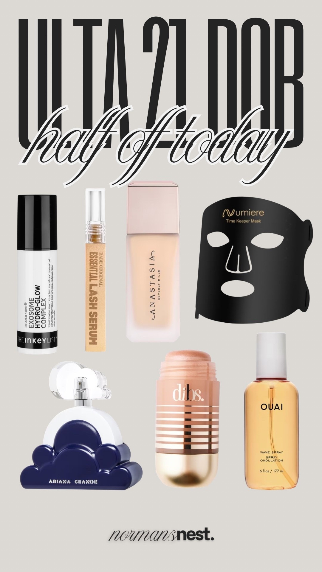 Half off beauty deals today only at Ulta!

#LTKSpringSale #LTKselfcare #LTKBeauty