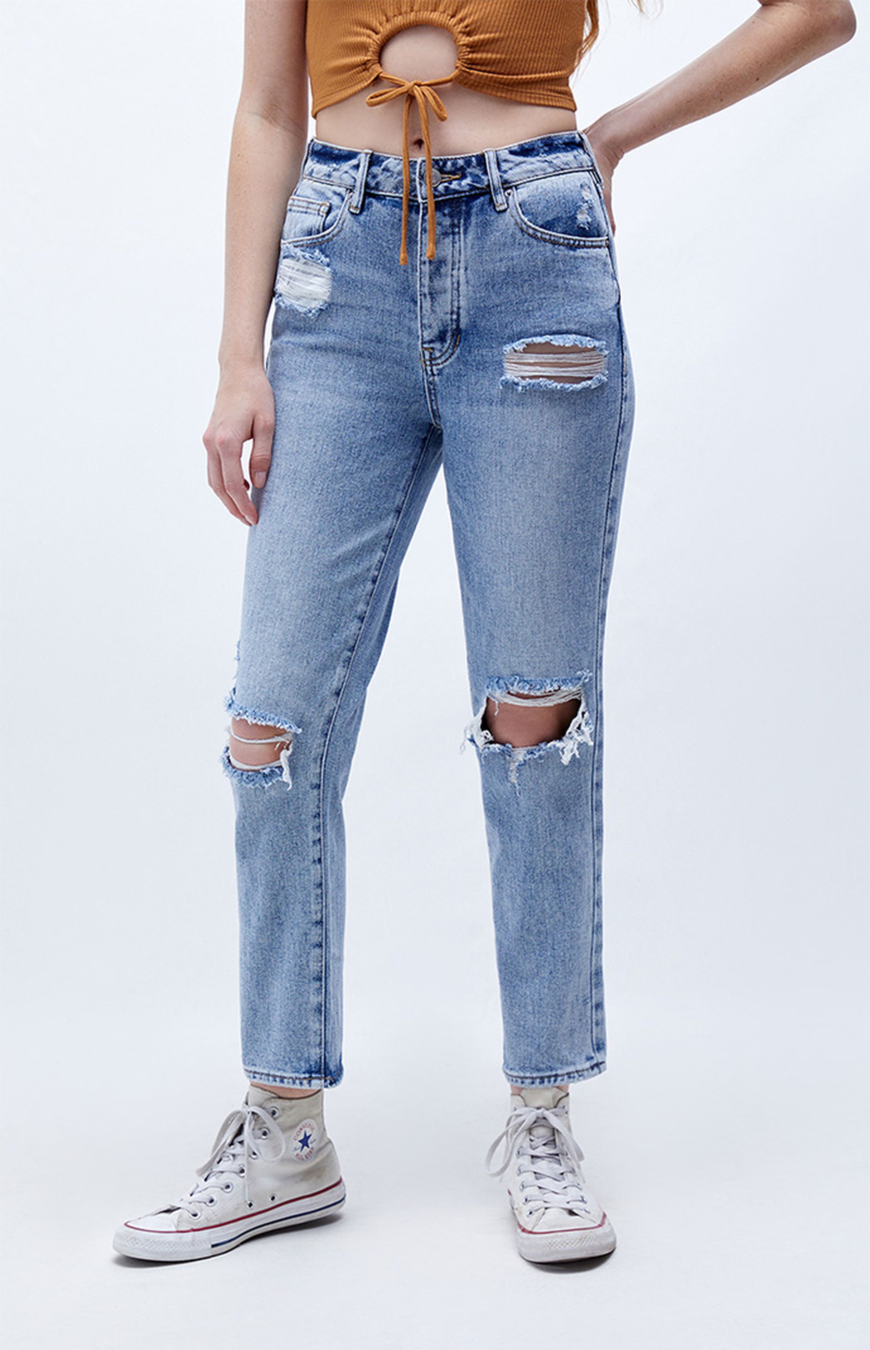 PacSun Light Blue Mom Jeans | PacSun | PacSun