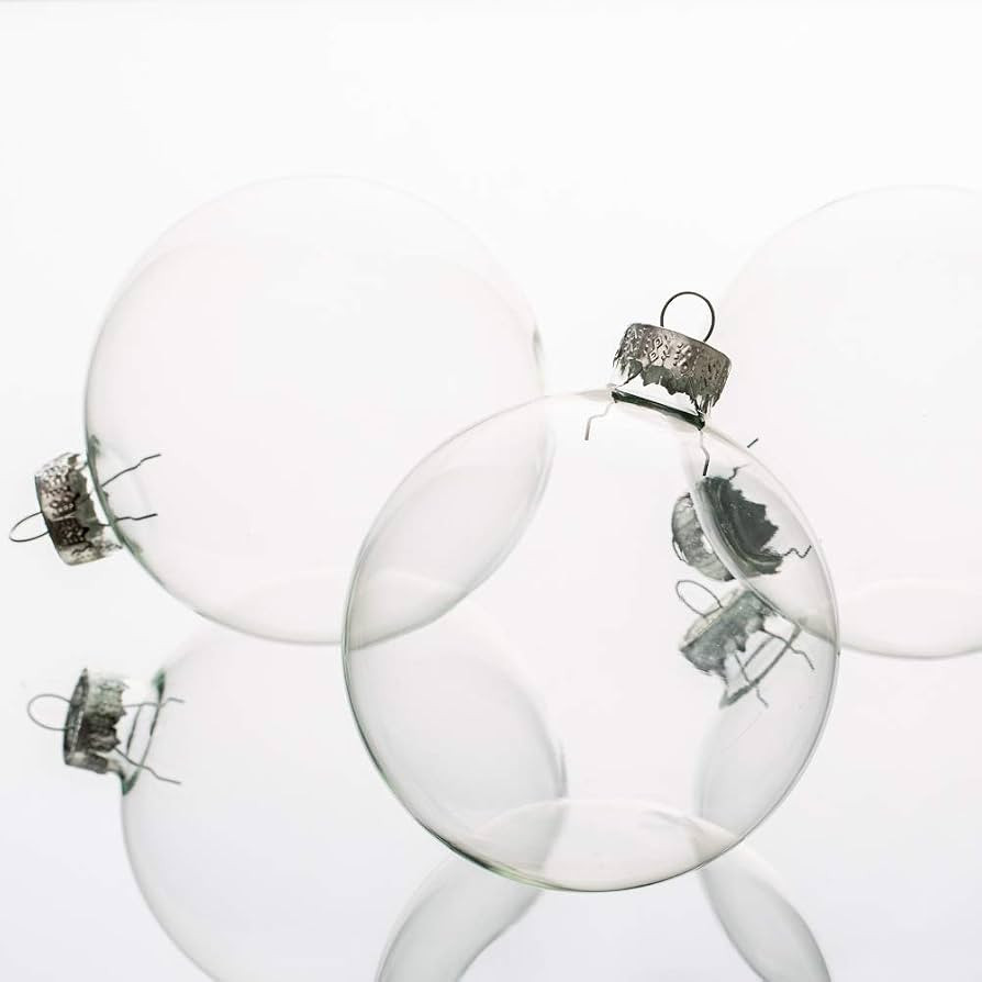Richland Glass Ornaments 3” Set of 24 | Amazon (US)