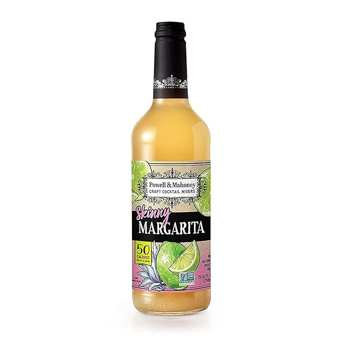 Powell & Mahoney Craft Cocktail Mixers - Skinny Margarita 50 Calories - NA Cocktail Mix - Free fr... | Amazon (US)