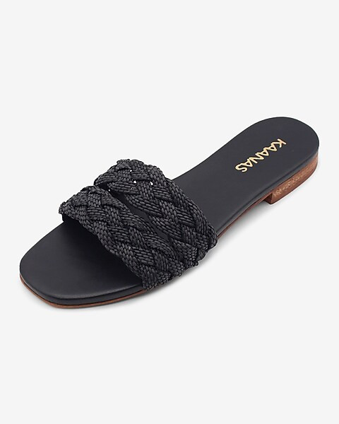 KAANAS Papagayo Double Braid Sandals | Express