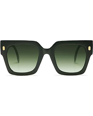 SOJOS Vintage Oversized Square Sunglasses for Women,Retro Womens Luxury Big Sun Glasses UV400 Pro... | Amazon (US)