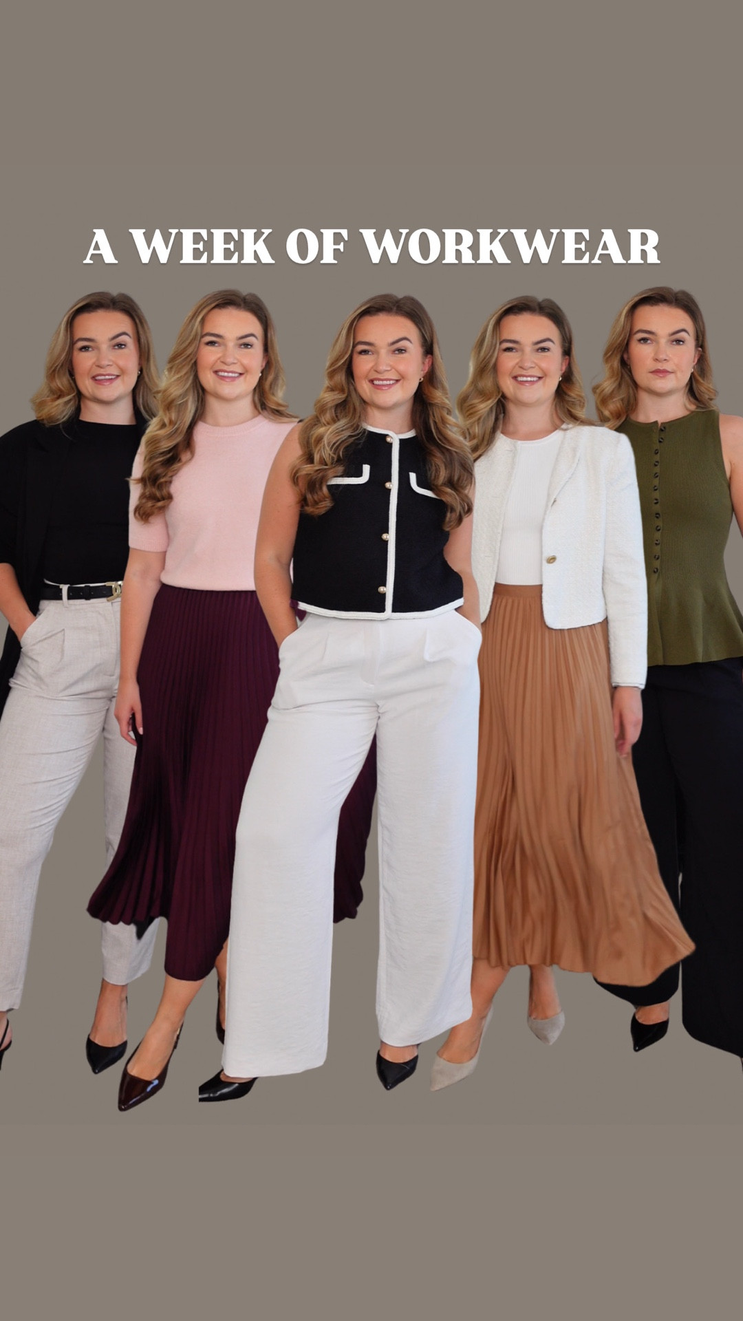 A week of smart workwear, somewhat transitional, still works for now! 

#LTKautumn #LTKworkwear #LTKmodest