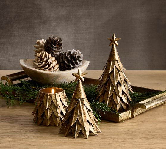 St. Jude Vintage Christmas Tree Candle - Winter Spruce | Pottery Barn (US)