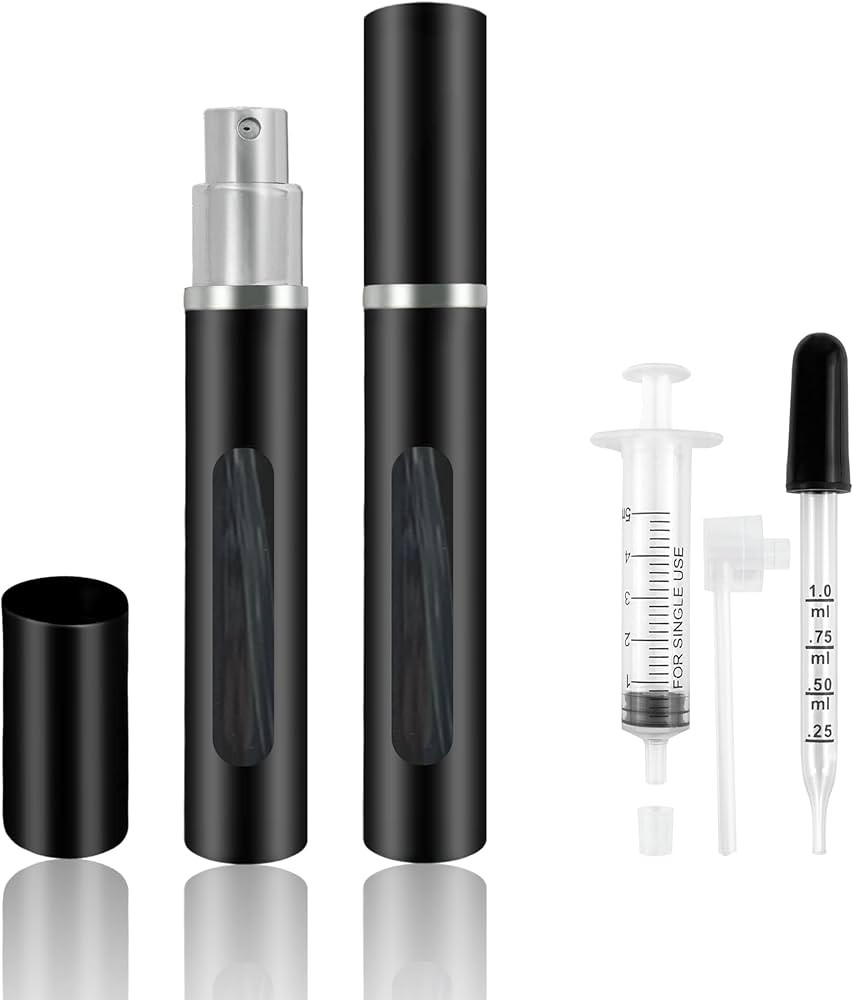 2 Pack Refillable Mini Perfume Atomizer Bottle，Portable Separate Bottles，Travel and Outings S... | Amazon (US)