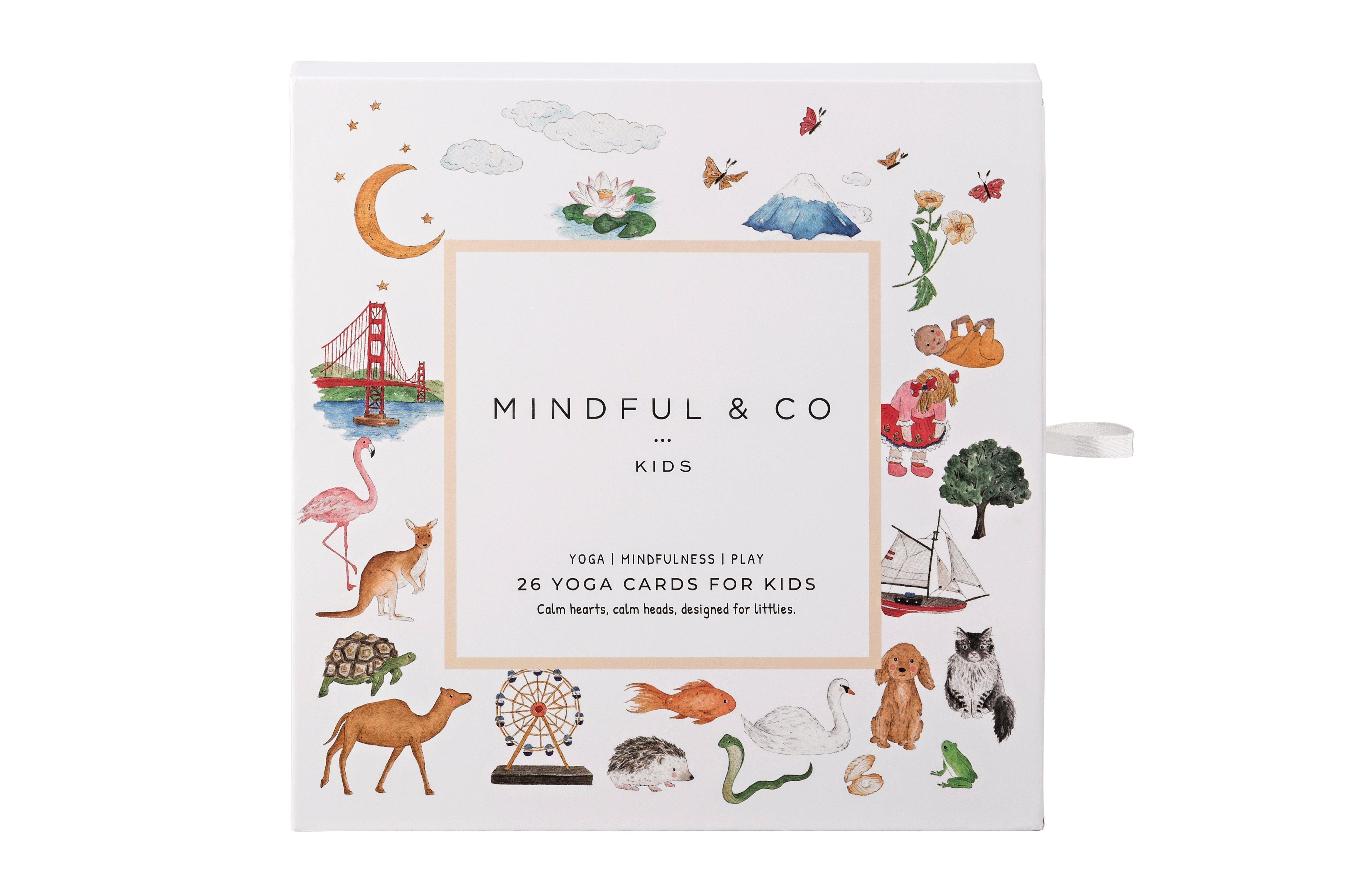Mindful & Co Kids | Yoga Flash Cards - White / One Size | Janie and Jack