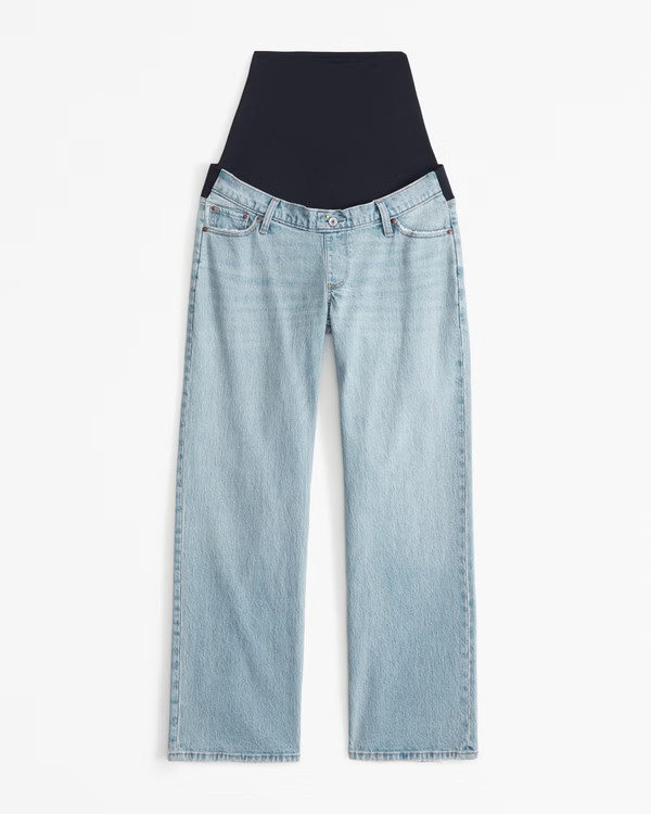 Maternity 90s Straight Jean | Abercrombie & Fitch (US)