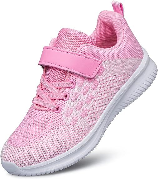 BNV Boys Girls Sneakers Kids Shoes Unisex Lightweight Breathable Athletic Running Tennis Fitness ... | Amazon (US)