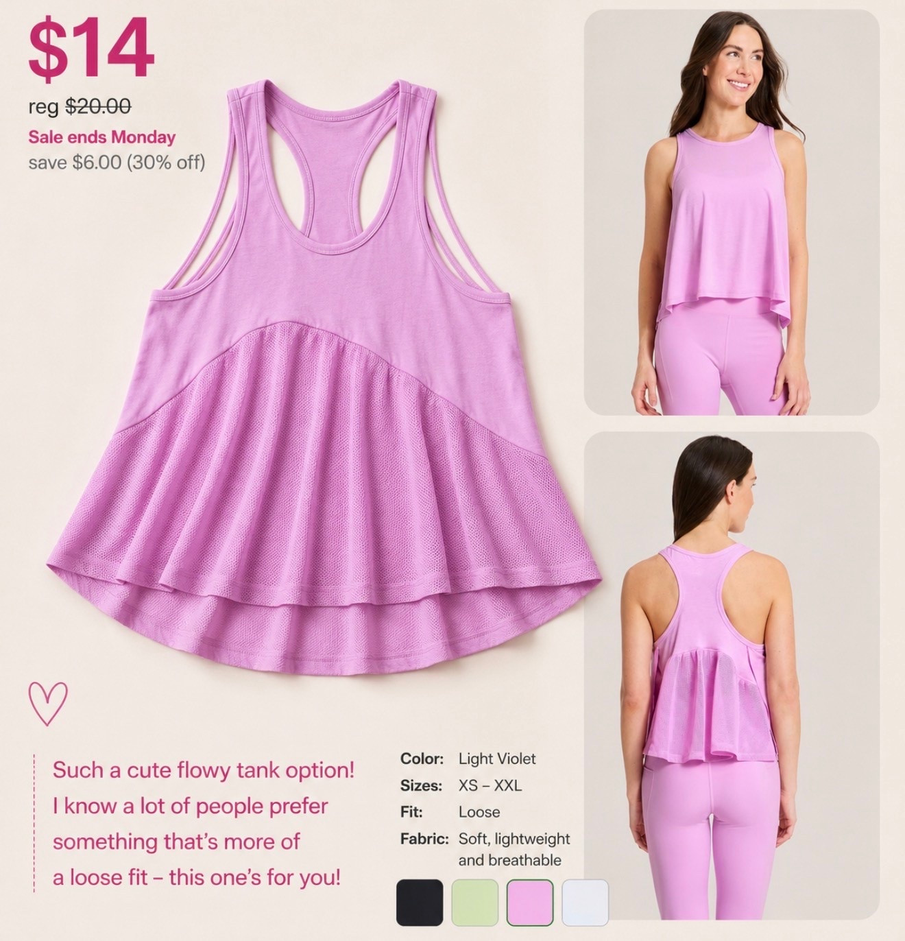 The cutest relaxed-fit tank! Flowy, comfy, and perfect for summer.

#LTKActive
