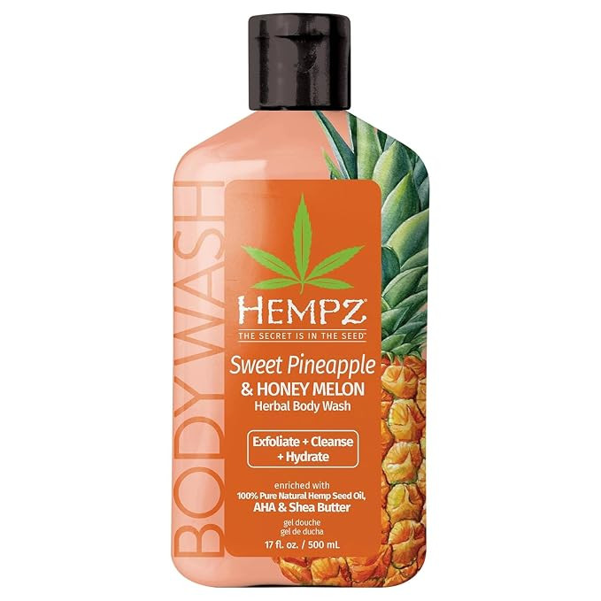 Hempz Body Wash - Sweet Pineapple & Honey Melon - Hydrating for Sensitive Skin, Scented, Exfoliat... | Amazon (US)