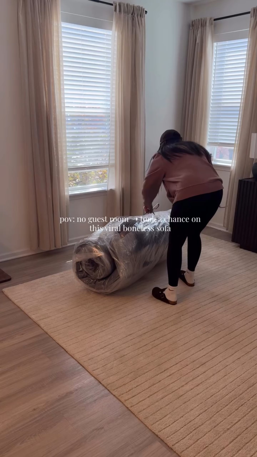 FOLLOW & COMMENT “BONELESS” for the link sent to you!

No guest room? Same 🤍 That’s why I grabbed the viral Amazon boneless sofa. It turned my living room into a guest room + it’s even better than expected. No assembly required ✨ & it’s also on sale now!

.
.
.
#amazonhome #amazonfinds #amazonhomefinds #amazonmusthaves #amazonfavorites
#bonelesssofa #sofabed #sofaonamazon #neutralhome #neutraldecor
#smallspacesolutions #modernorganic #cozyneutralhome #homedecorfinds