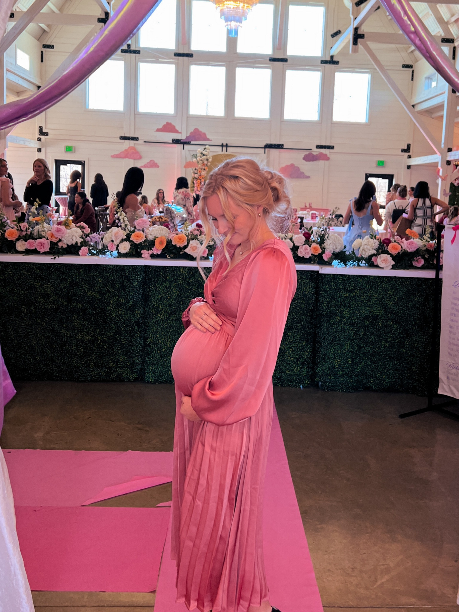 Maternity dress, spring maternity dress, spring dress, petal and pup, dress, pleated dress, spring fashion, wedding guest dress, spring wedding guest dress

#LTKSeasonal #LTKSpringSale #LTKbump