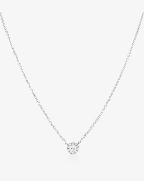 Diamond Cluster Pendant Necklace | Ring Concierge