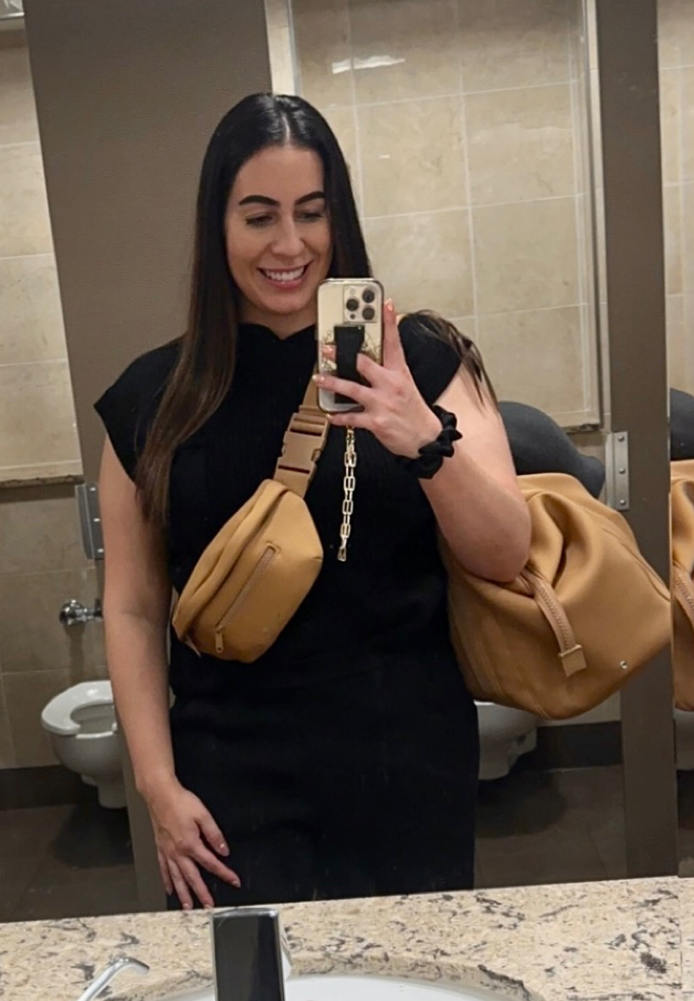 Airport bathroom selfie and travel outfit linked!
Amazon set sized up one to xl
Birkenstocks tts 

#LTKeurope #LTKstyletip #LTKtravel