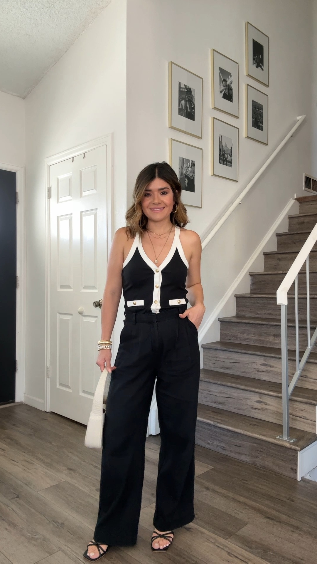 The cutest black and white tank top via Jcrew! Wearing size xs
Linen pants size 24 short

#LTKsalealert #LTKfindsunder100 #LTKstyletip