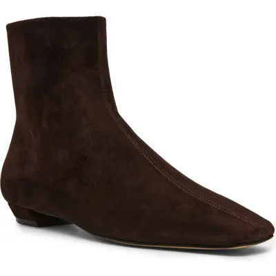 Steve Madden Zami Leather Bootie in Black Leather at Nordstrom, Size 8.5 | Nordstrom