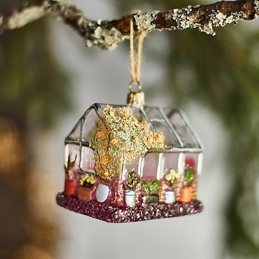 Greenhouse Glass Ornament | Terrain