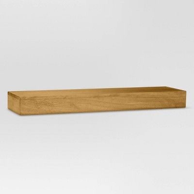 24&#34; x 6&#34; Wood Floating Wall Shelf Pine - Threshold&#8482; | Target