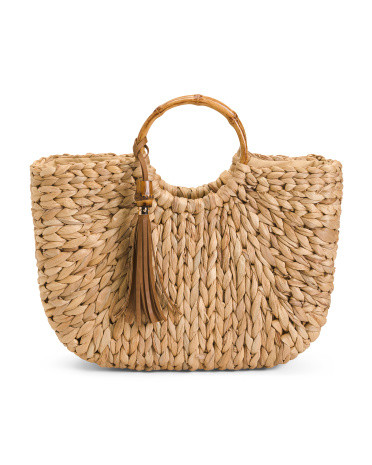 Straw Satchel | TJ Maxx