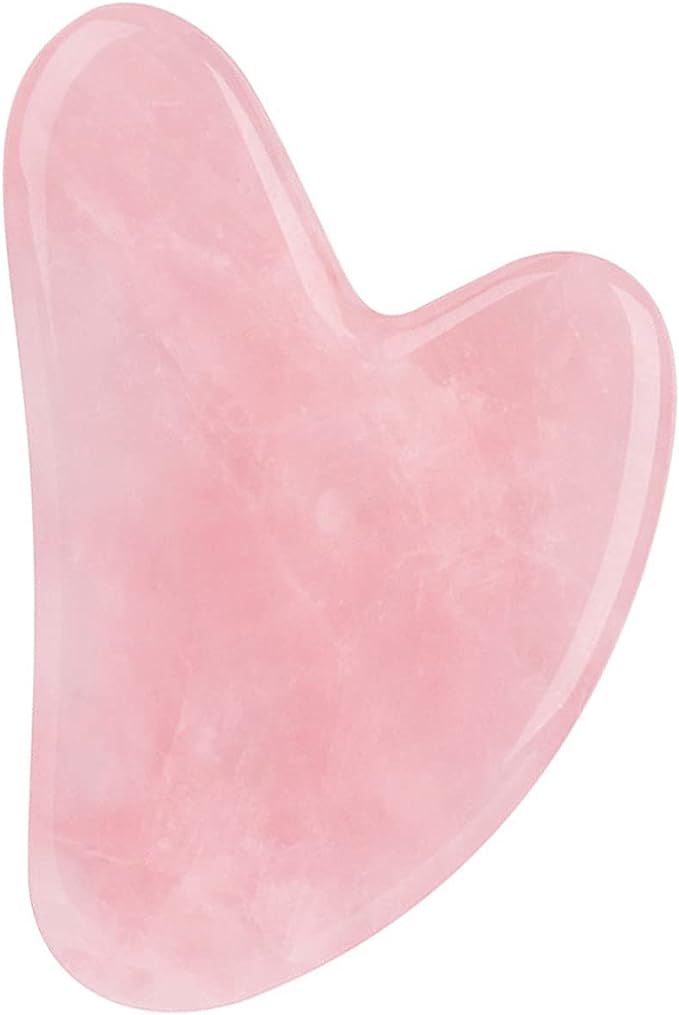 Gua Sha Facial Tool, Natural Jade Stone Guasha Board for SPA Acupuncture Therapy Trigger Point Tr... | Amazon (US)