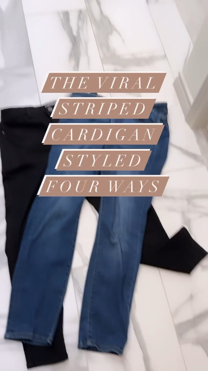 One cardigan styled 4 ways! Bag is vintage Bottega and earrings are from Vineyard Vines years ago, but I’ve linked similar 🖤🤎

#LTKmidsize #LTKitbag #LTKstyletip