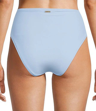 Solid High Waist Swim Bottom | Dillard's