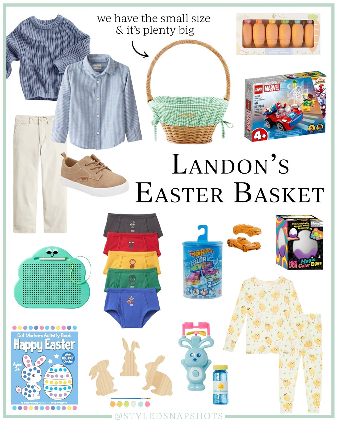 Landon’s Easter basket and Easter outfit. He’s 3.5 

little boy Easter basket, kids Easter outfit 

#LTKFindsUnder50 #LTKFindsUnder100 #LTKKids