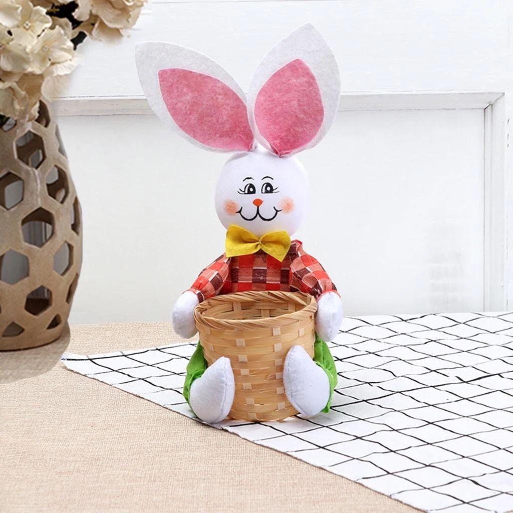 Botrong Easter Decorations Cute Bunny Easter Basket Eggs Candy Gifts Storage Rabbit Bag Party Dec... | Walmart (US)